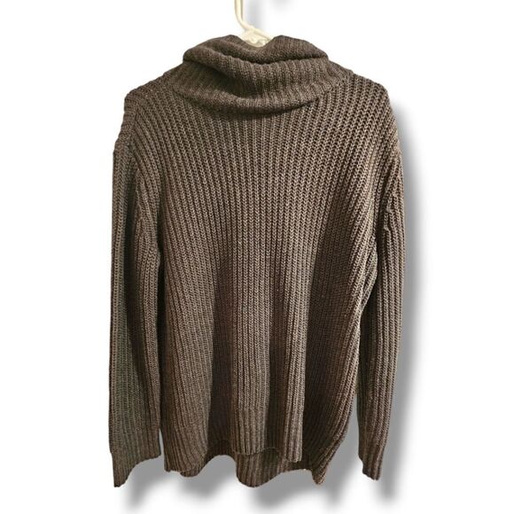 Pink Republic Heather Charcoal Longsleeve Turtleneck Sweater NWOT (Size L) - Picture 1 of 12